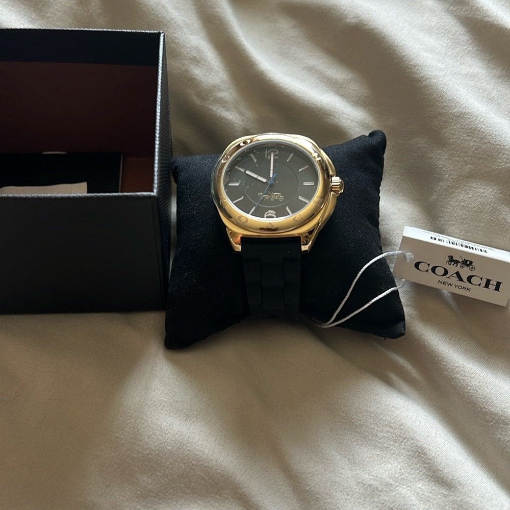 Coach Gold and Black Men's Watch